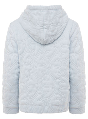 Zwillingsherz - Hoodiejacke "Endless Love" - Hellblau