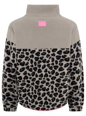 Zwillingsherz - Fleece Troyer Zipper "Leo Grau"