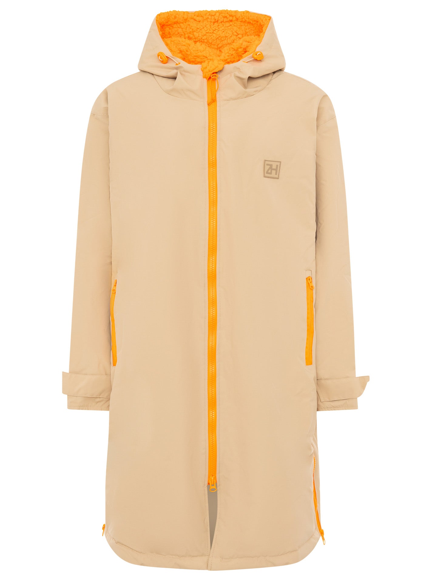Zwillingsherz - Windjacke - Beige/Orange