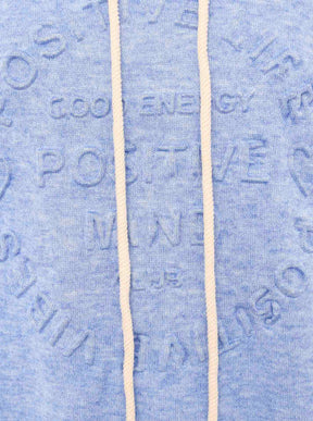 Zwillingsherz - Made in Italy Hoodie "Positive Mind" - Hellblau
