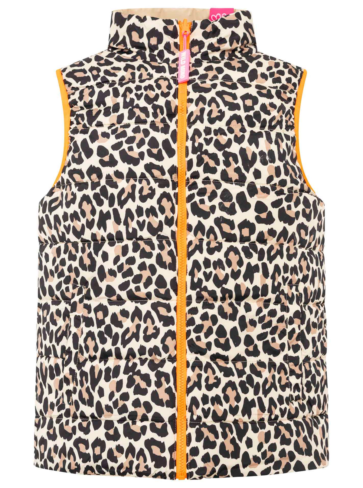 Zwillingsherz - Wendbare Steppweste "Leo" - Beige/Schwarz