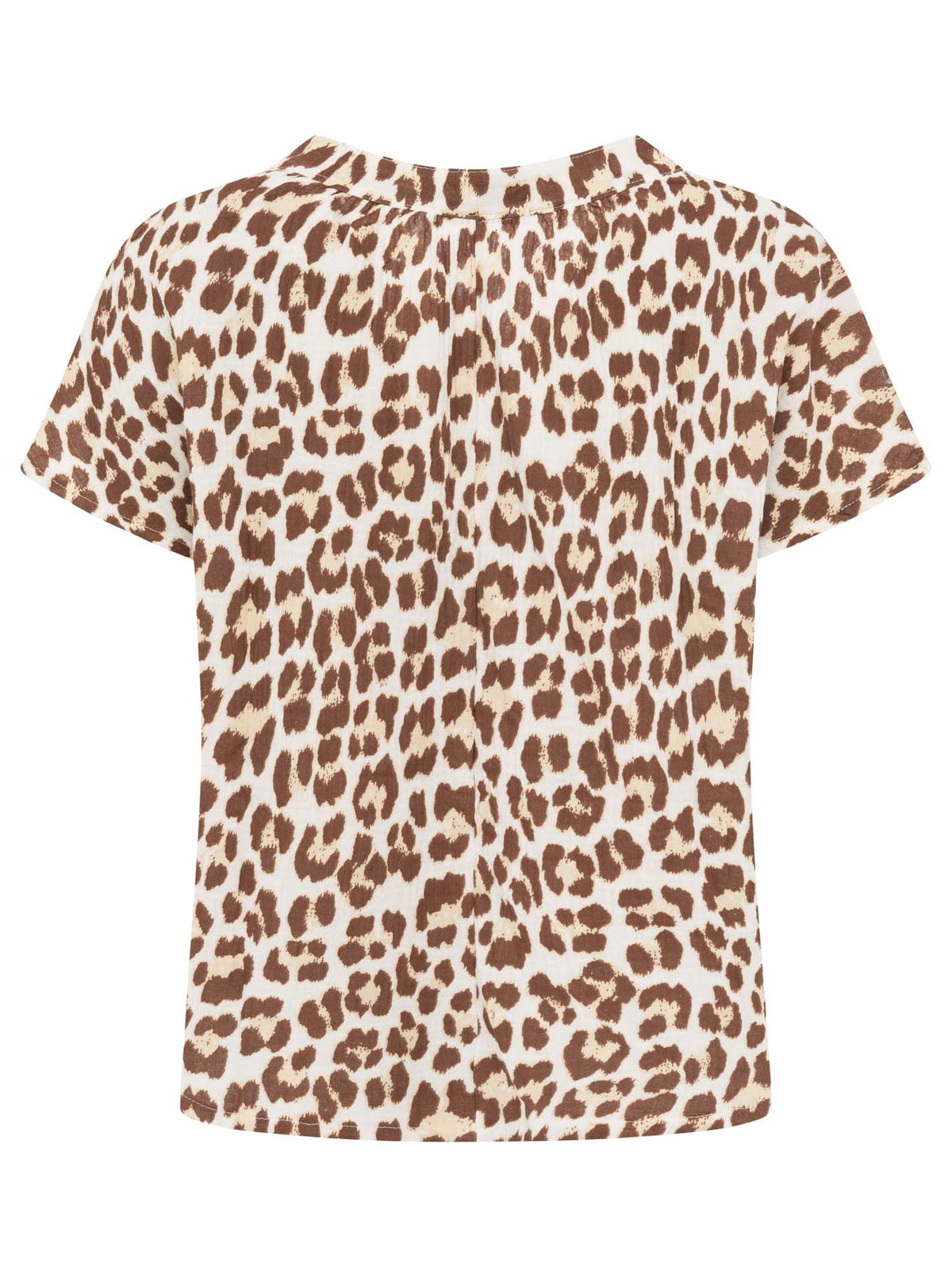 Zwillingsherz - Musselin Bluse Kurzarm - Leo Braun