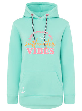 Zwillingsherz - Hoodie "Sea and Sand" - Mint