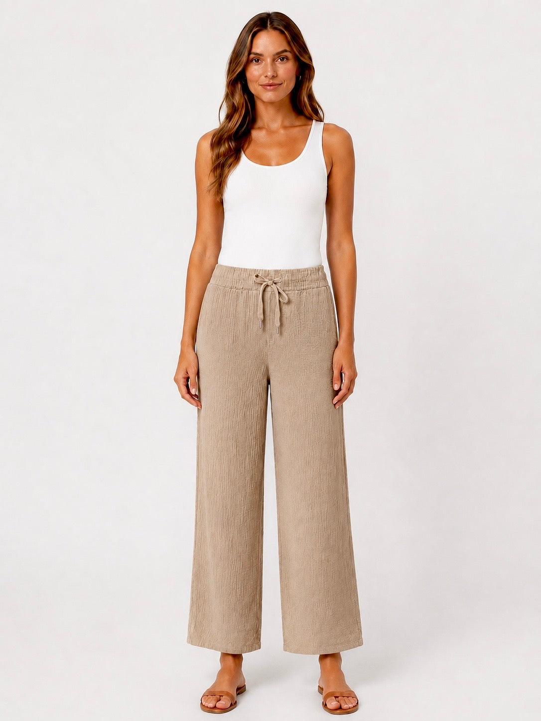 Musselin Hose - Beige