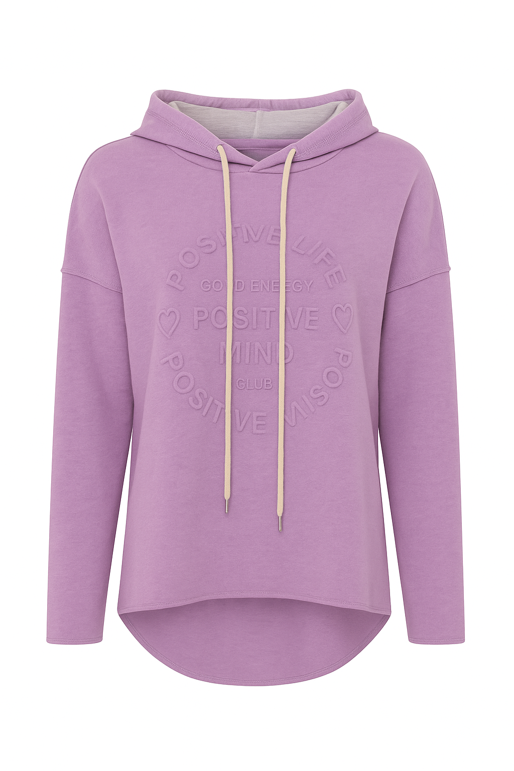 Zwillingsherz - Made in Italy Hoodie "Positive Mind" - Flieder