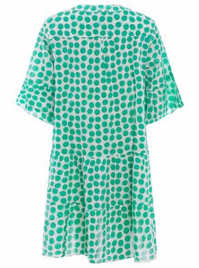 Zwillingsherz - Kleid/Tunika Charlotte Pünktchen - Grün