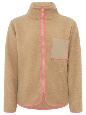 Zwillingsherz Teddy Jacke "Classic" - Beige