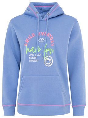 Zwillingsherz - Hoodie "Have fun" - Blau