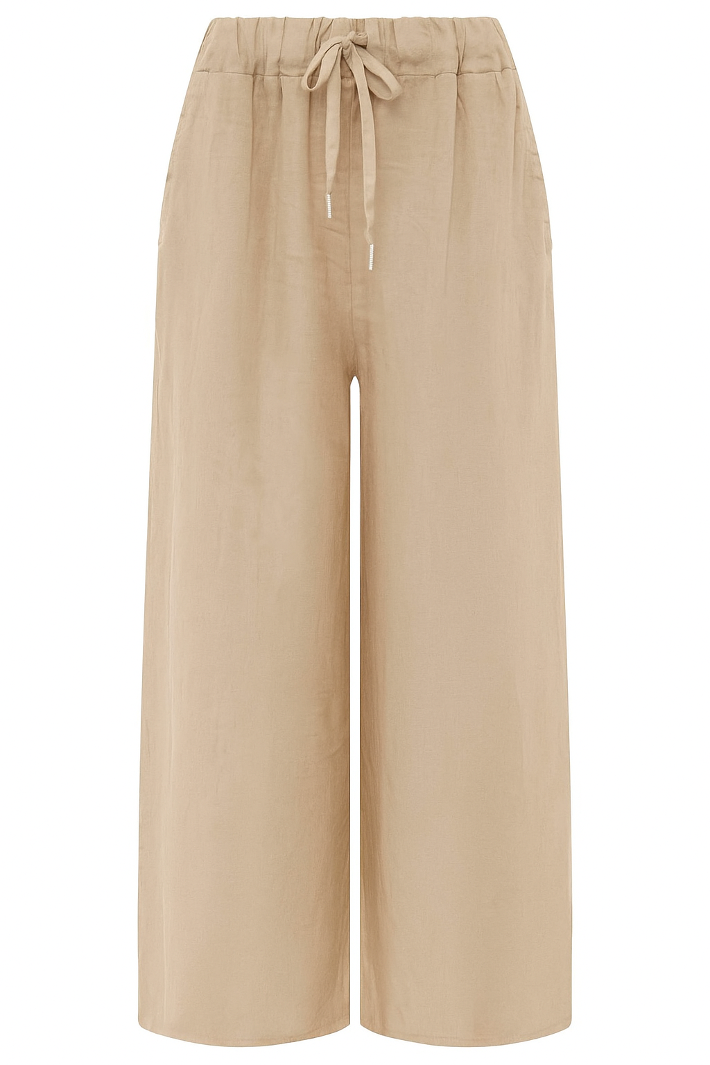 Made in Italy Leinen Hose - Beige
