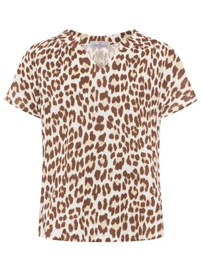 Zwillingsherz - Musselin Bluse Kurzarm - Leo Braun