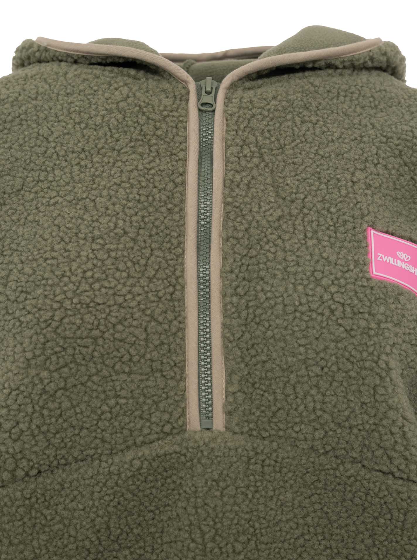 Zwillingsherz - Teddy Zipper "ZH" - Khaki