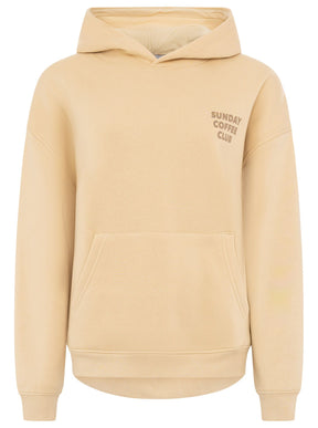 Zwillingsherz - Hoodie "Sunday Club" - Beige