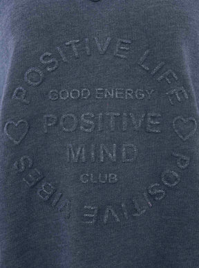 Zwillingsherz -  Sweatshirt "Positive Mind" - Marine