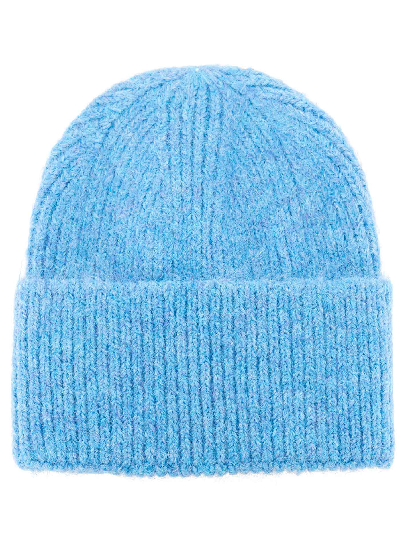 Zwillingsherz - Woll-Mütze - Blau