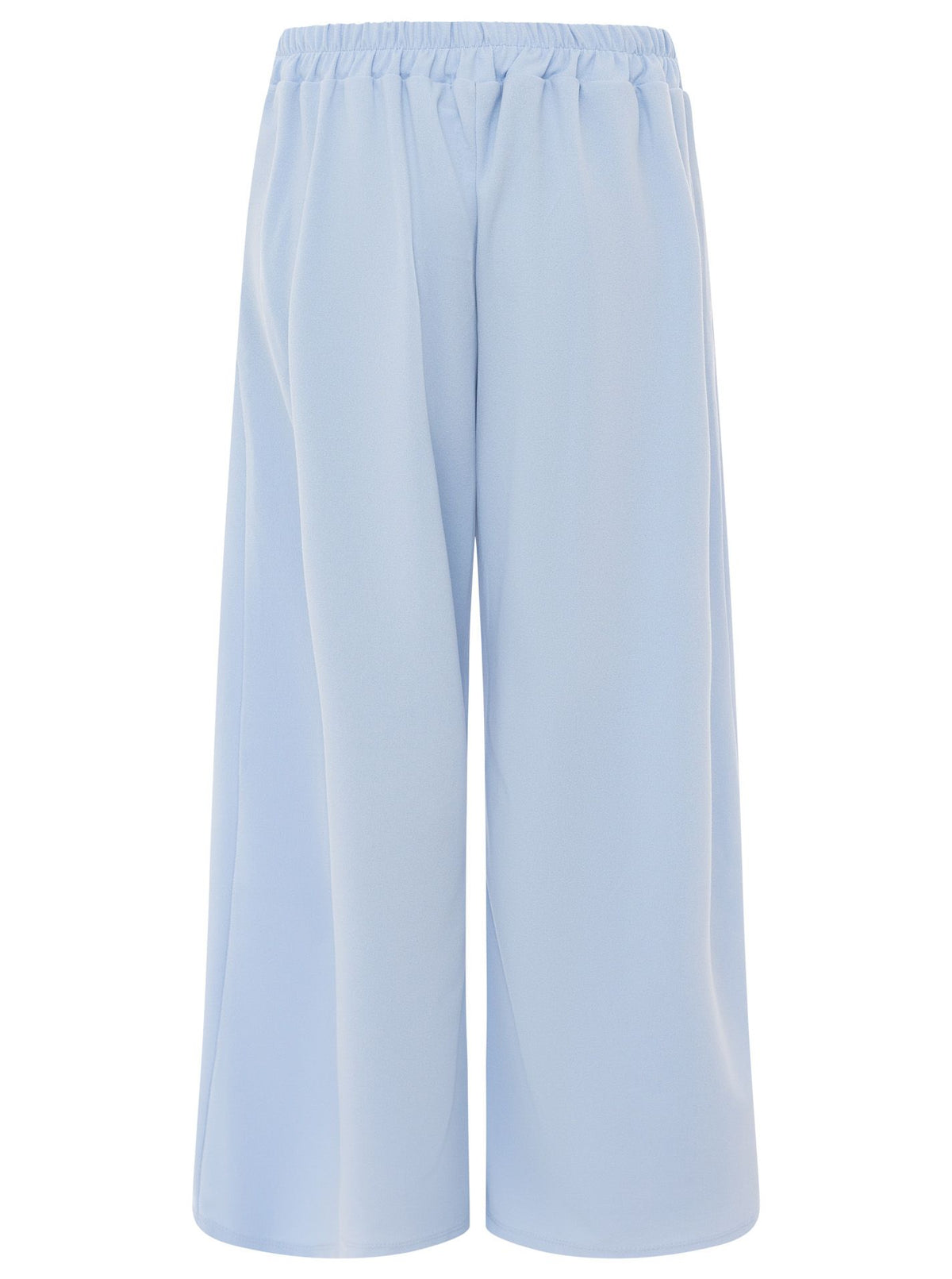 Zwillingsherz Oversize Stoffhose "Bundfalte" - Hellblau