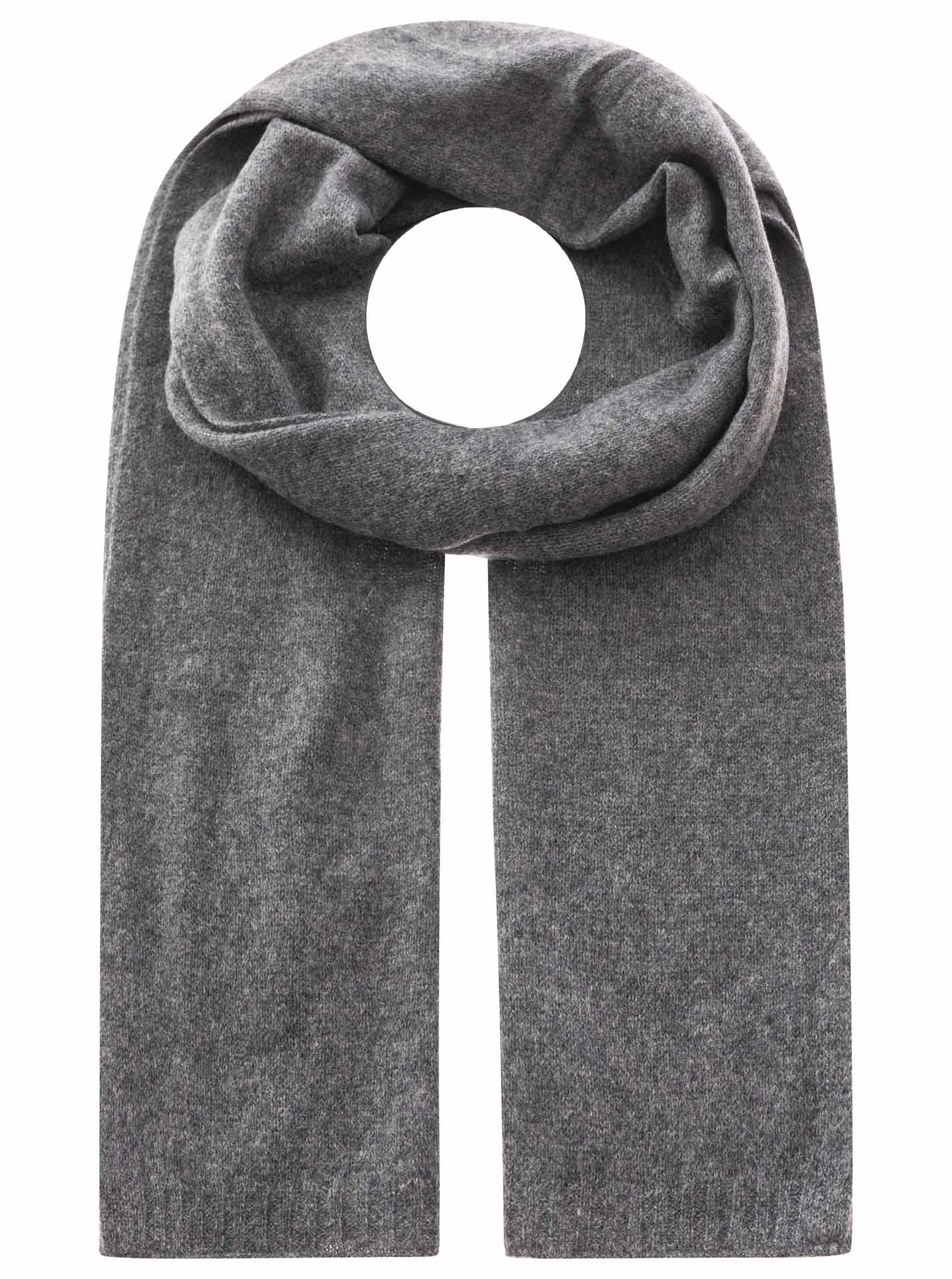 Zwillingsherz 100% Cashmere/Kaschmir Schal - Anthrazit