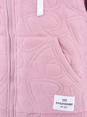 Zwillingsherz - Hoodiejacke "Endless Love" - Rosa