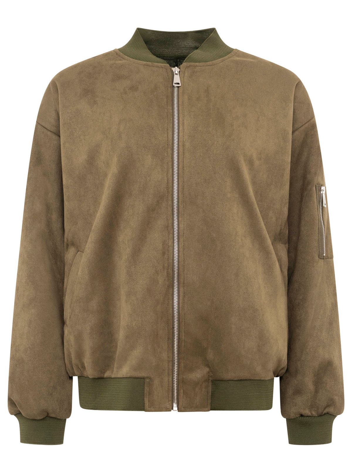 Zwillingsherz - Velours Blouson - Khaki