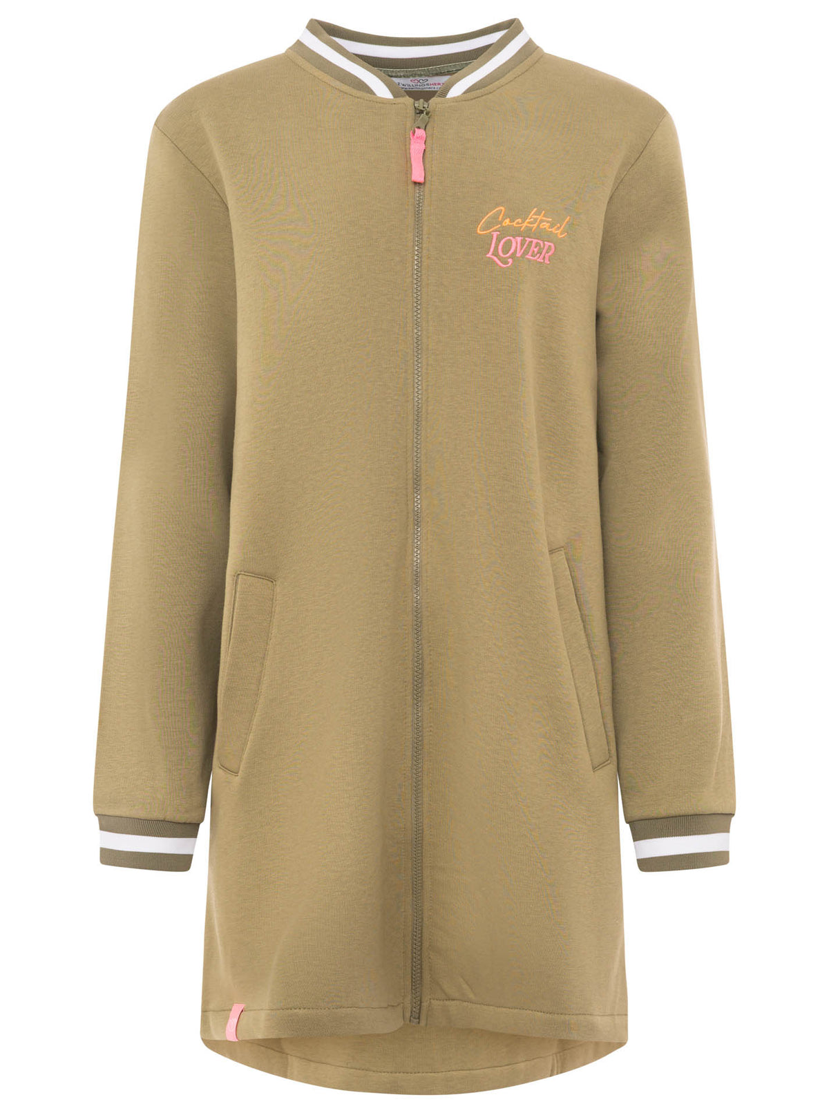 Zwillingsherz - Bombermantel "Cocktail Lover"- Olive