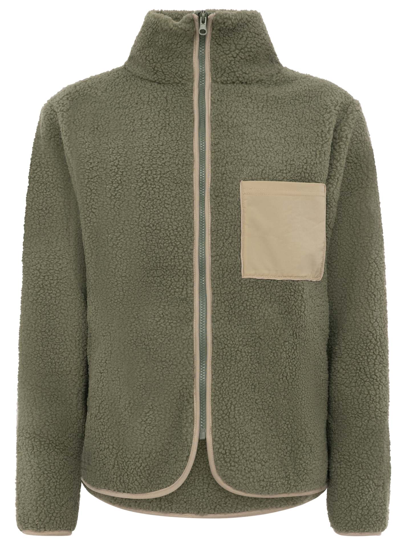 Zwillingsherz Teddy Jacke "Classic" - Khaki