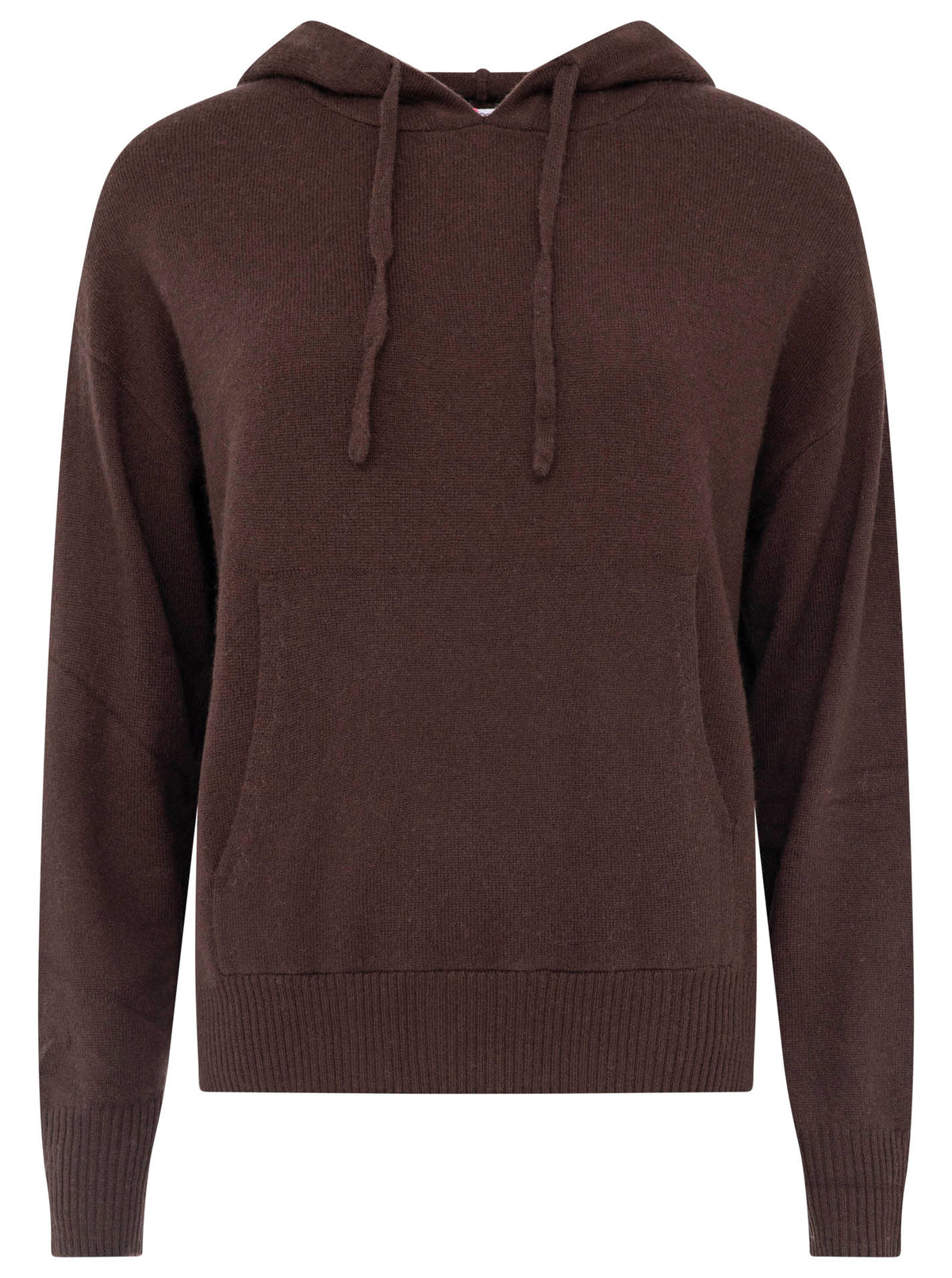 Zwillingsherz 100% Kaschmir Hoodie - Braun