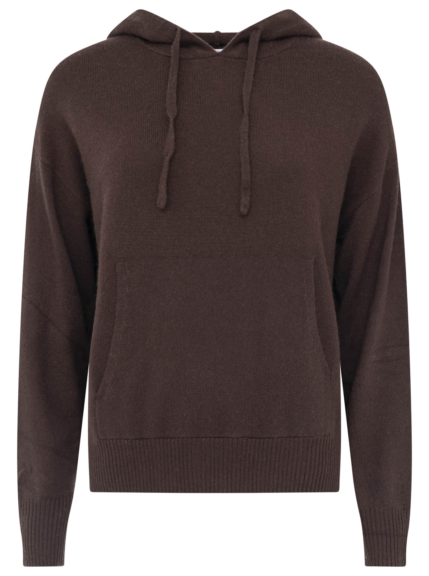Zwillingsherz 100% Kaschmir Hoodie - Braun