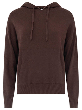 Zwillingsherz 100% Kaschmir Hoodie - Braun