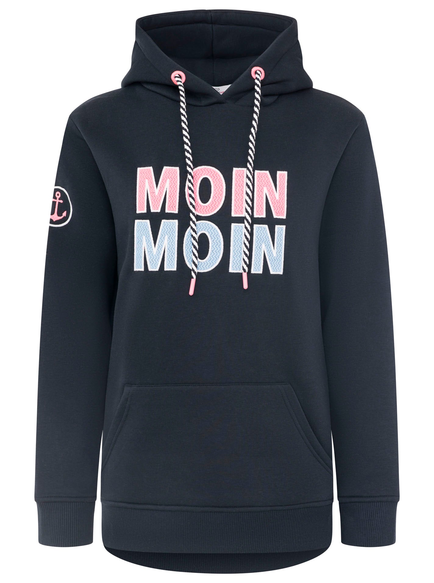 Zwillingsherz - Hoodie "Moin Moin" - Marineblau
