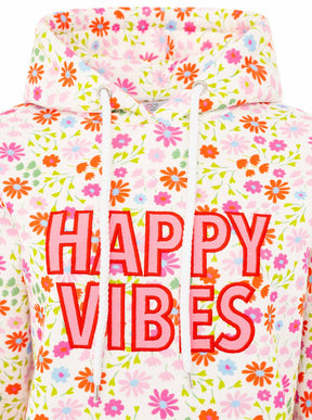 Zwillingsherz - Hoodie "Happy Vibes - Rosa