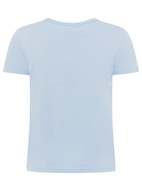 Zwillingsherz - T-Shirt "The Beach Club" - Hellblau