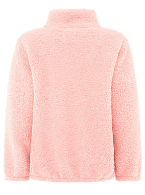 Zwillingsherz - Gemütliche Fleece Jacke - Pink
