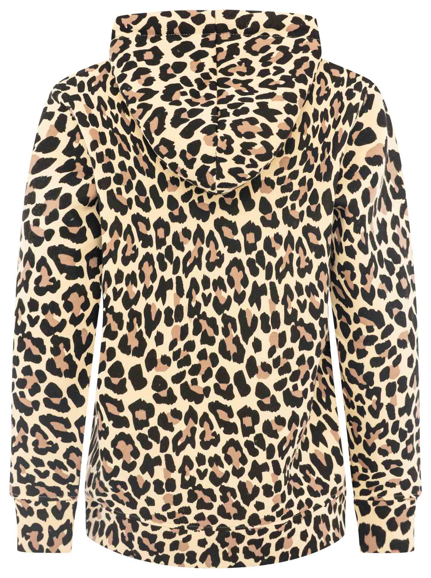 Zwillingsherz - Hoodie "Leo Smile" - Beige/Pink/Orange