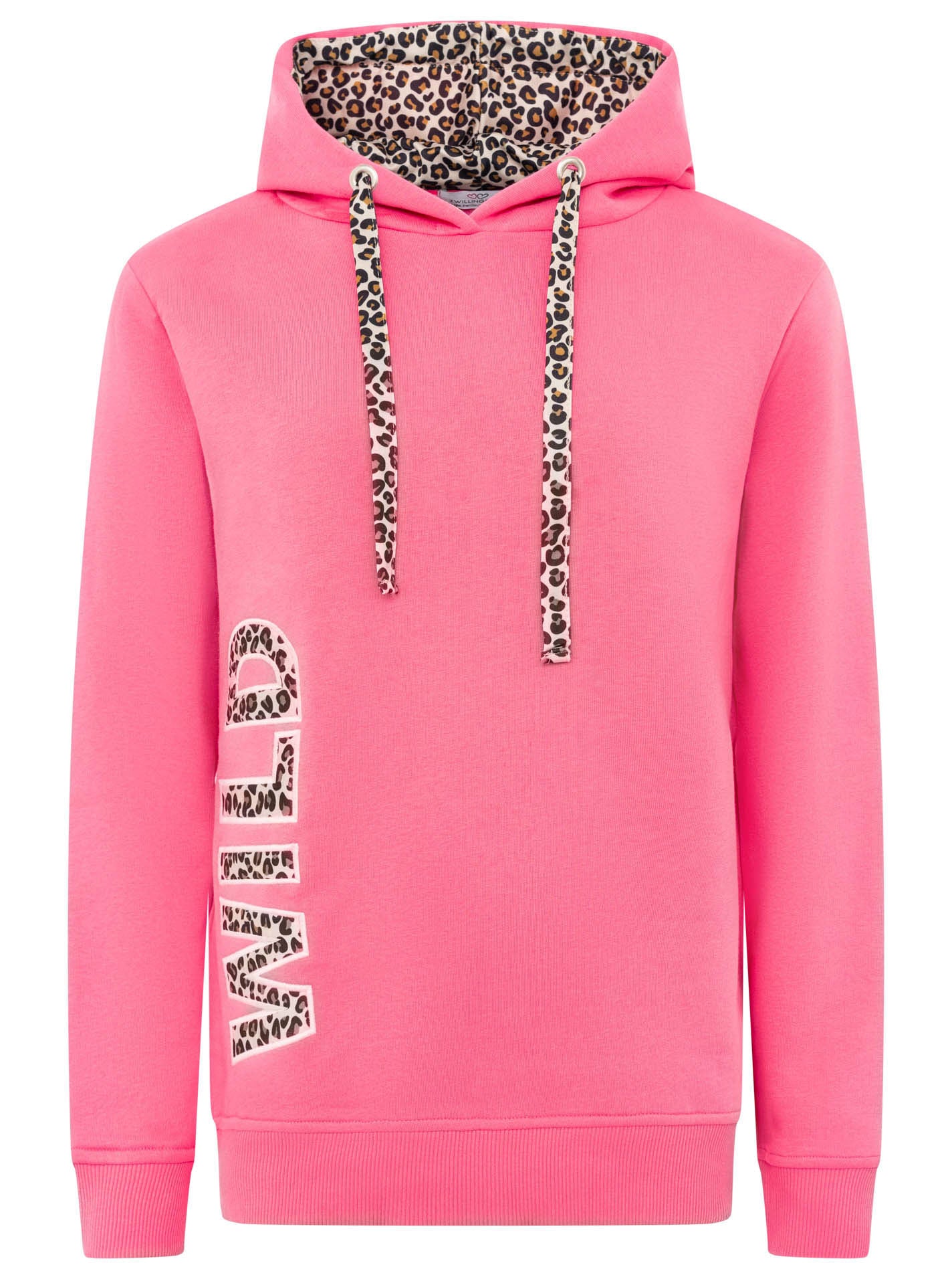 Zwillingsherz Community Hoodie Wild Leo - Neonpink