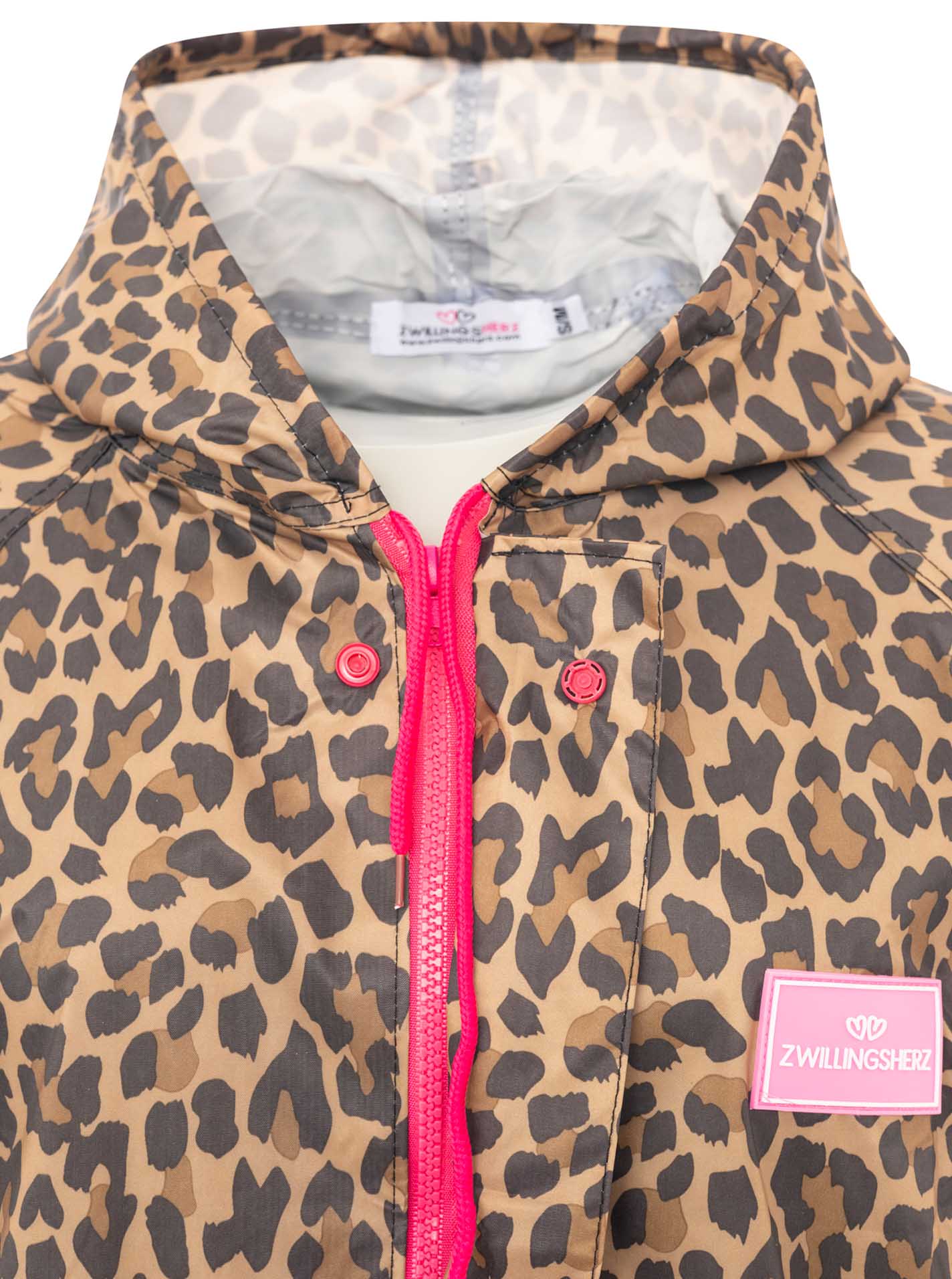 Zwillingsherz - Oversize Regenjacke Leo - Dunkelbeige