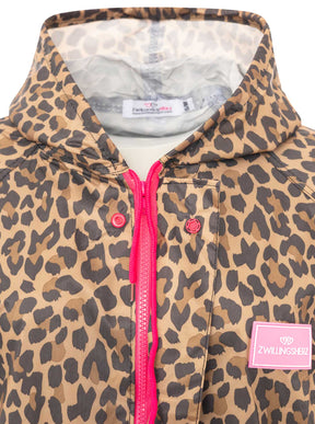 Zwillingsherz - Oversize Regenjacke Leo - Dunkelbeige