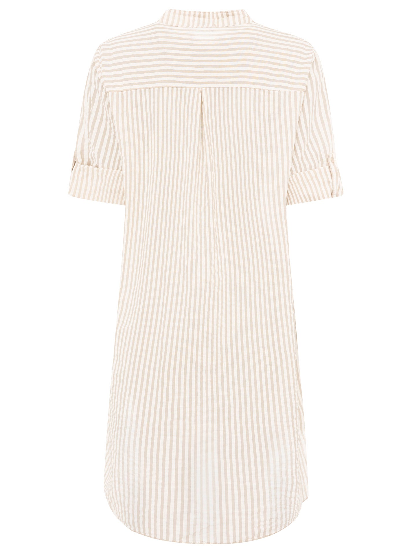 Zwillingsherz - Longbluse Kida (Streifen) - Beige