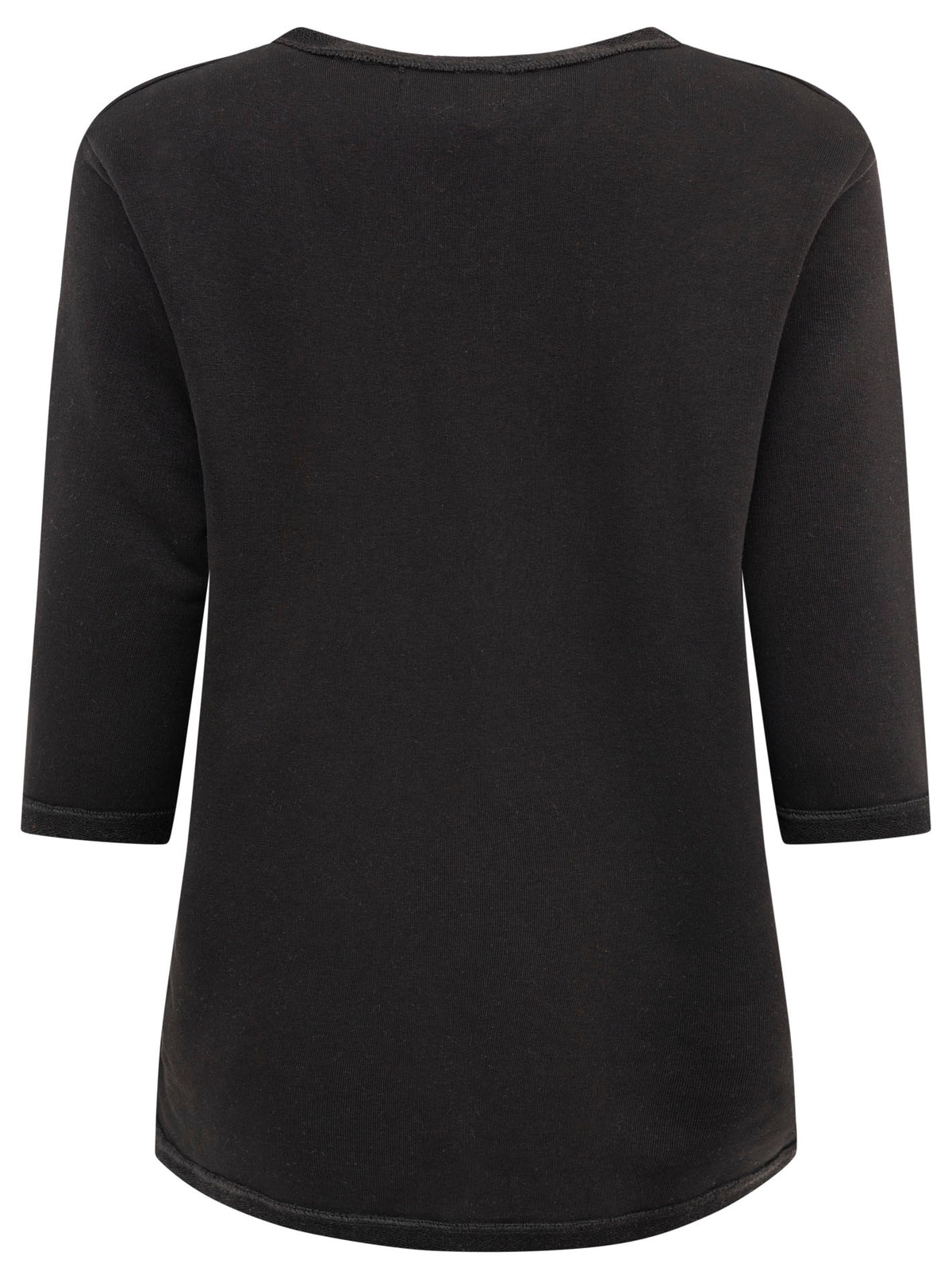 Zwillingsherz -  Sweatshirt 3/4 "Moin Anker" - Schwarz