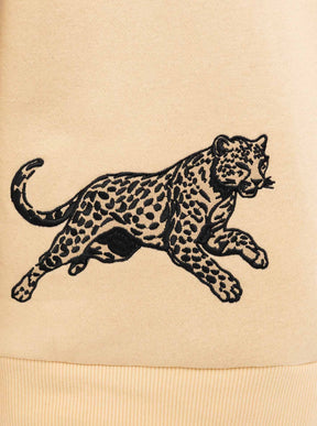 Zwillingsherz - Hoodie "Leo Wild Fearless" - Beige