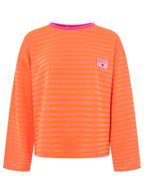 Zwillingsherz - Sweatshirt "Perfectly Imperfect" - Pink/Orange