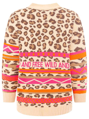 Zwillingsherz - Wild Free Baumwoll-Cardigan - Beige