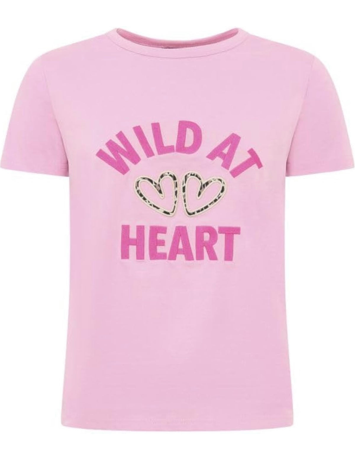 Zwillingsherz T-Shirt "Leo Wild at Heart" - Rosa