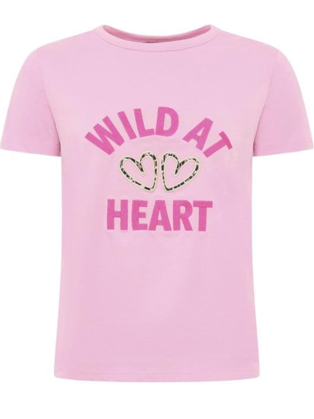 Zwillingsherz T-Shirt "Leo Herzen" - Rosa