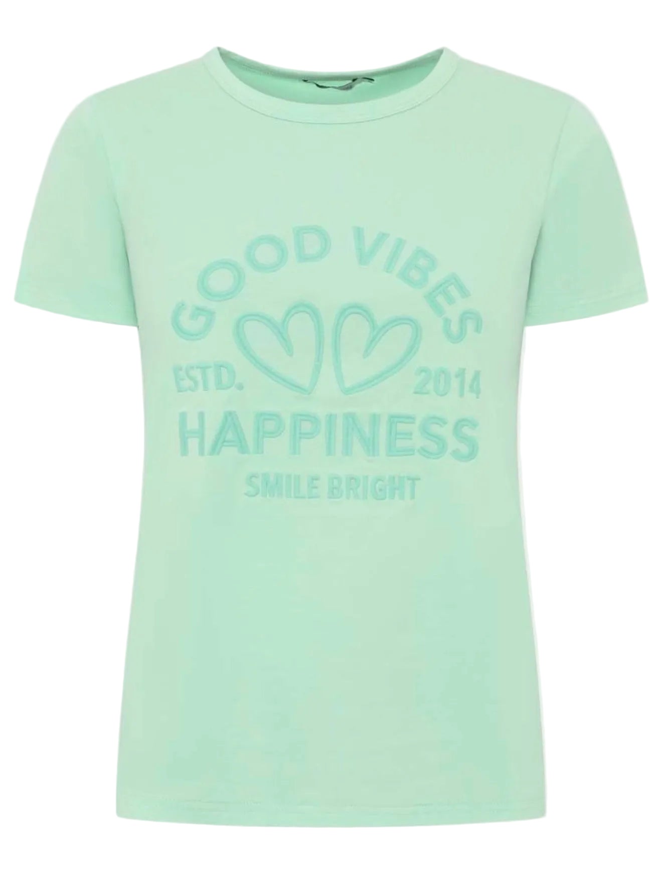 Zwillingsherz - T-Shirt "Happiness Vibes" - Mint