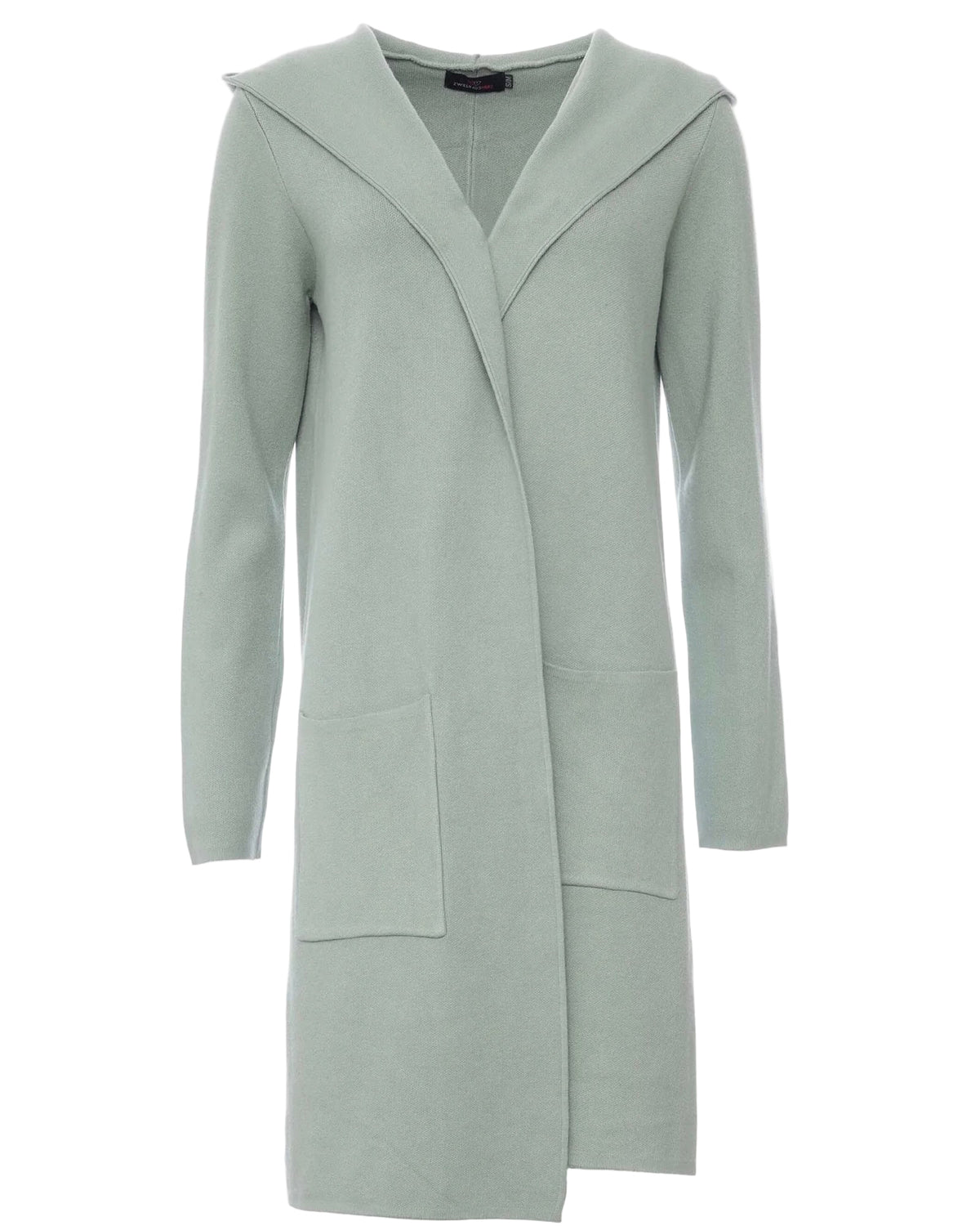Zwillingsherz Strickjacke Kapuze Janina - Khaki