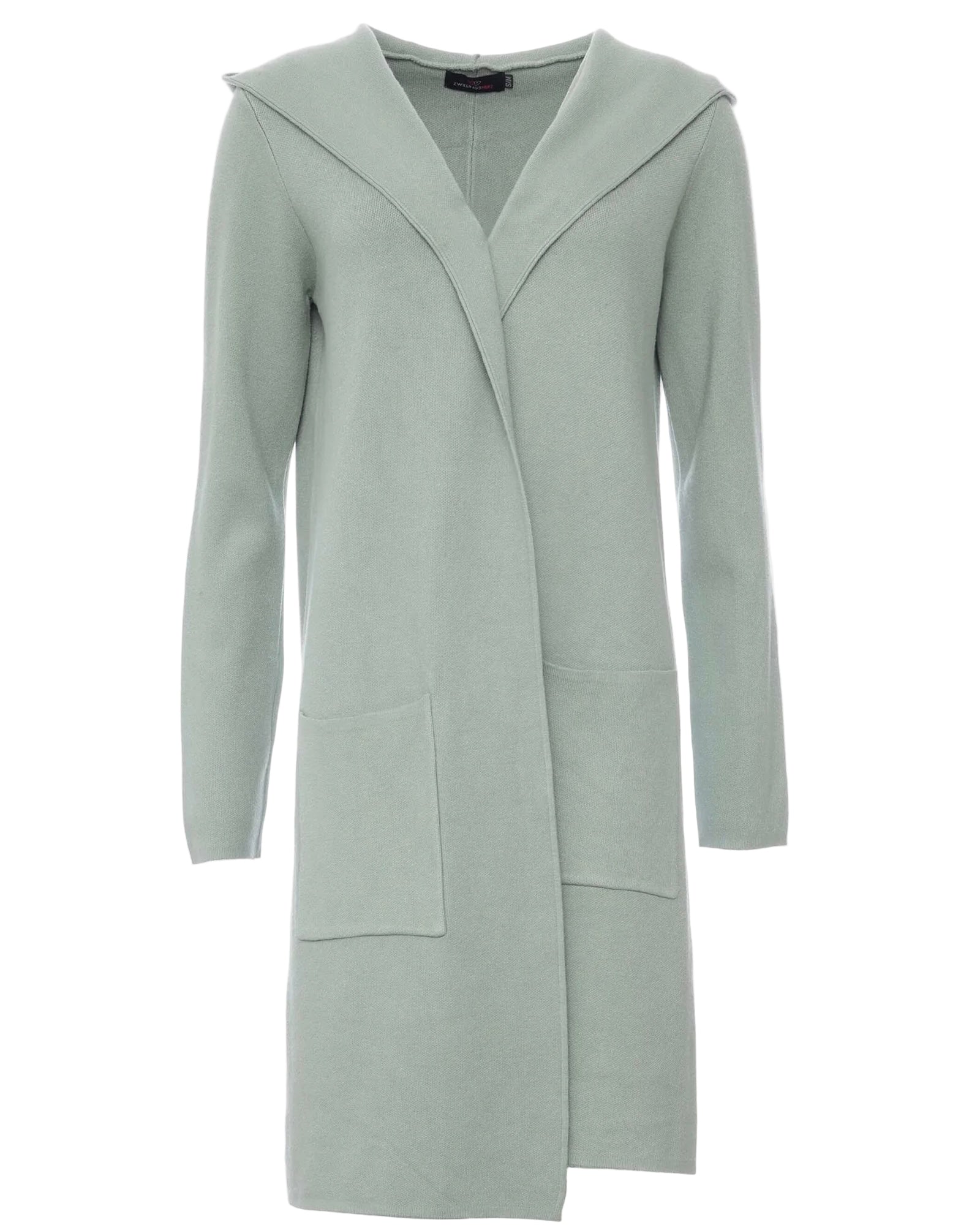 Zwillingsherz Strickjacke Kapuze Janina - Khaki