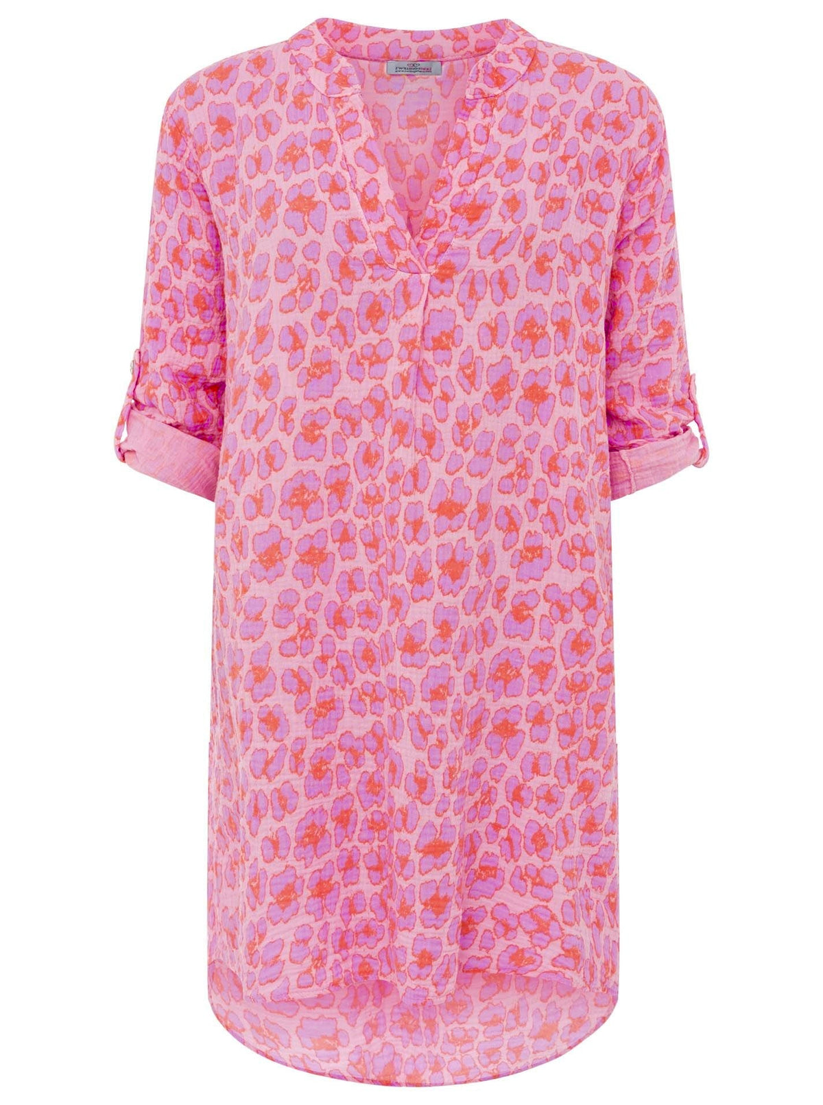 Zwillingsherz - Musselin Tunika/Kleid Leo - Rosa/Flieder