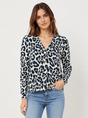 Zwillingsherz 100% Kaschmir / Cashmere Cardigan Leo- Grau (Super-Sale - keine Retoure)