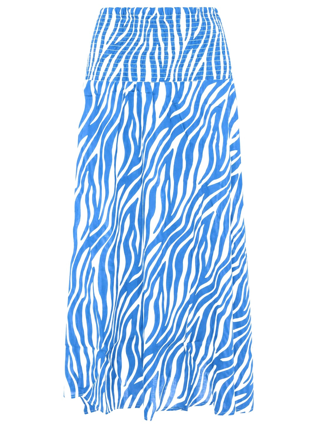 Zwillingsherz „Zebra" Rock Maxi - Blau