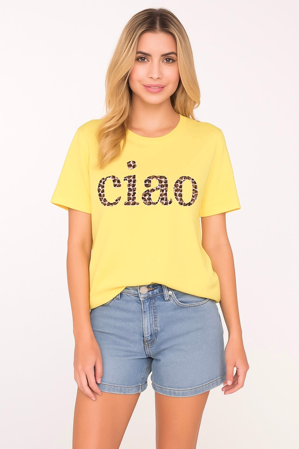 DWC - T-Shirt Ciao Leo - Gelb