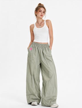 Flair - Lockere Popeline Hose mit Taschen